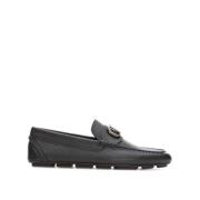 Stijlvolle Loafers met Uniek Design Valentino Garavani , Black , Heren