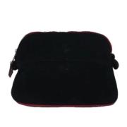 Pre-owned Canvas clutches Hermès Vintage , Black , Dames