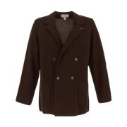 Wollen Gebreide Blazer Lardini , Brown , Heren