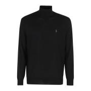 Zachte Merinowollen Trui Polo Ralph Lauren , Black , Heren