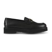 Platte schoenen met dubbel Gancio-ornament Salvatore Ferragamo , Black...