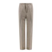 Wollen Broek Saint Laurent , Beige , Heren