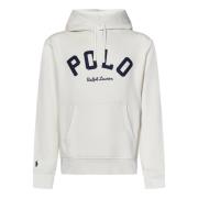 Witte Sweatshirt Aw24 Stijlvol Logo Patch Polo Ralph Lauren , White , ...