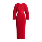 Robijnrode Jurk met Lange Mouwen Solace London , Red , Dames