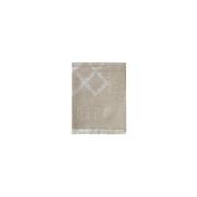 Geometrisch patroon wol en modal sjaal Peserico , Beige , Dames