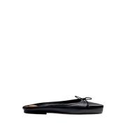 Leren Ballet Platte Schoenen Jacquemus , Black , Dames