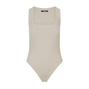 Katoenen Gros Grain Body Jacquemus , White , Dames