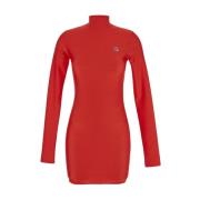 Aansluitende Minijurk van Polyamide Coperni , Red , Dames