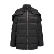 Polyester Cyclopic Jas Moncler , Black , Dames