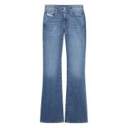 Vintage Bootcut Jeans met zichtbare stiksels Diesel , Blue , Dames