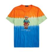 Tye Dye Bear Logo T-Shirt Polo Ralph Lauren , Multicolor , Heren