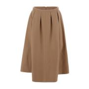 Wollen Rok Patou , Beige , Dames