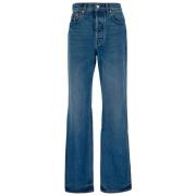 Denim Straight Jeans van Katoen Jacquemus , Blue , Dames