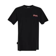 Katoenen Yuppies T-shirt Family First , Black , Heren