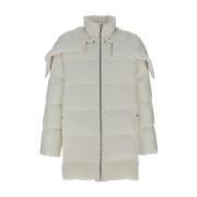 Polyester Cyclopic Jas Moncler , White , Heren