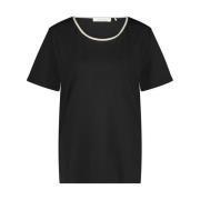 Tirza Top Uni Style Nukus , Black , Dames