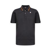 Polo Shirts K-Way , Black , Heren