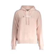 Geborsteld Logo Hoodie Calvin Klein , Pink , Dames