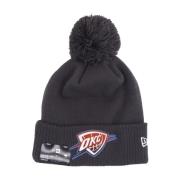 NBA City Night Pom Pom Beanie New Era , Black , Heren