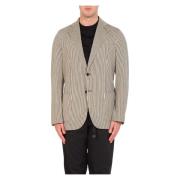 Pinstripe Blazer in Zwart Circolo 1901 , Multicolor , Heren