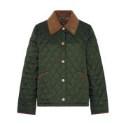 Polyester Jas voor Stijlvolle Outfits Barbour , Green , Dames