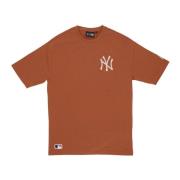 MLB League Essentials Oversize Tee Earth Brown New Era , Brown , Heren