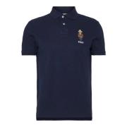 Geborduurde Cowboy Bear Navy Polo Shirt Polo Ralph Lauren , Blue , Her...