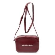 Pre-owned Leather balenciaga-bags Balenciaga Vintage , Red , Dames