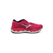 Hardloopschoenen Wave Sky 5 Vrouwen Mizuno , Red , Dames