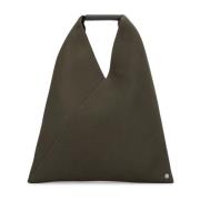 Stijlvolle Leren Tas voor Vrouwen MM6 Maison Margiela , Gray , Dames