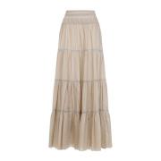 Curds & Whe Lange Rok Ermanno Scervino , Beige , Dames