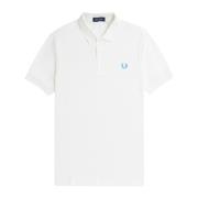 Klassieke Katoenen Poloshirt M6000 Fred Perry , White , Heren