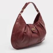 Pre-owned Leather handbags Salvatore Ferragamo Pre-owned , Red , Dames