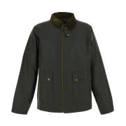 Groene waxjas met lange mouwen Barbour , Green , Heren