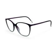 Zwarte Optische Frames Dames Accessoires Silhouette , Black , Dames