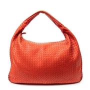 Pre-owned Leather handbags Bottega Veneta Vintage , Orange , Dames