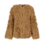 Beige Filante Jas Pinko , Beige , Dames