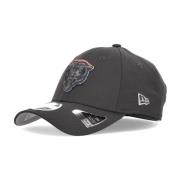 Chicago Bears Curvy Visor Hat New Era , Gray , Heren