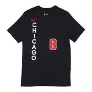 Chicago Bulls NBA City Edition Tee Nike , Black , Heren