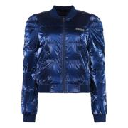 Glanzende Bomberjack met Ribboorden Isabel Marant Étoile , Blue , Dame...