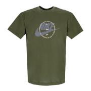 Groene Crew Neck T-shirt Nike , Green , Heren