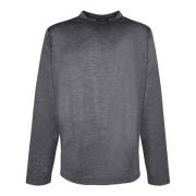 Bruine T-shirts & Polos Aw24 Zanone , Black , Heren