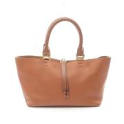 Pre-owned Leather handbags Chloé Pre-owned , Brown , Dames