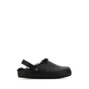 Elyse Zwarte Alter Mat Pantoffels Stella McCartney , Black , Dames