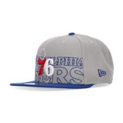 NBA Draft 76ers Flat Brim Cap New Era , Multicolor , Heren