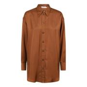 Bruine Shirts voor Vrouwen Aw24 Zimmermann , Brown , Dames