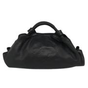 Pre-owned Leather handbags Loewe Pre-owned , Black , Dames