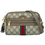 Pre-owned Canvas gucci-bags Gucci Vintage , Beige , Dames