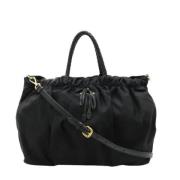 Pre-owned Nylon prada-bags Prada Vintage , Black , Dames