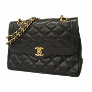 Pre-owned Canvas chanel-bags Chanel Vintage , Black , Dames